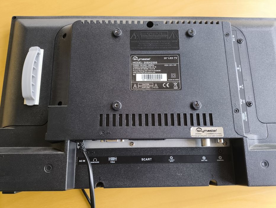 Tv Skymaster 20cali, 20SH2500 uszkodzona elektronika