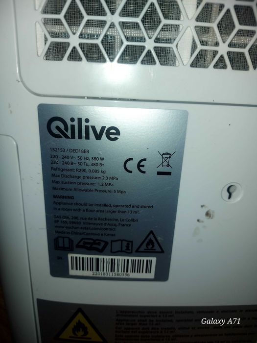 Desumidificador Qilive 380W