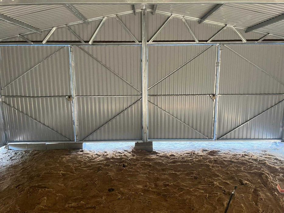 Garaż blaszak 6x5 dwuspad Magazyn wiata blaszana Hala Garaże 5x7 9x6