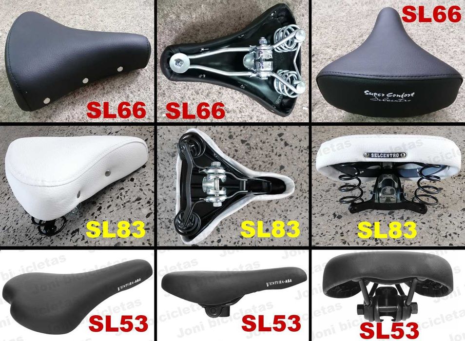 Selim / assento de bicicleta pasteleira, corrida, BMX, MTB, criança