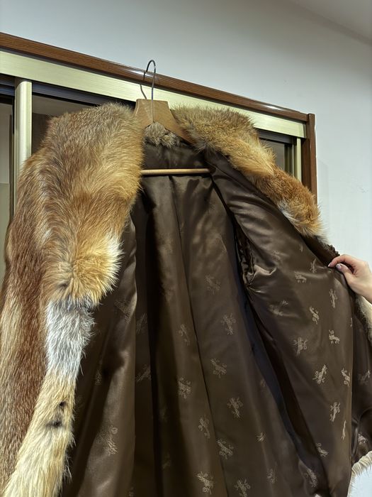 Futro z prawdziwego lisa Vintage