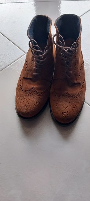 Botas camurça homem
