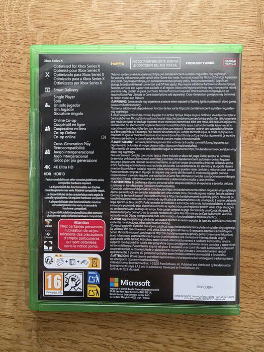 ELDEN RING NIGHTREIGN Xbox Series X / Xbox One (nowa) Kolekcjonerka