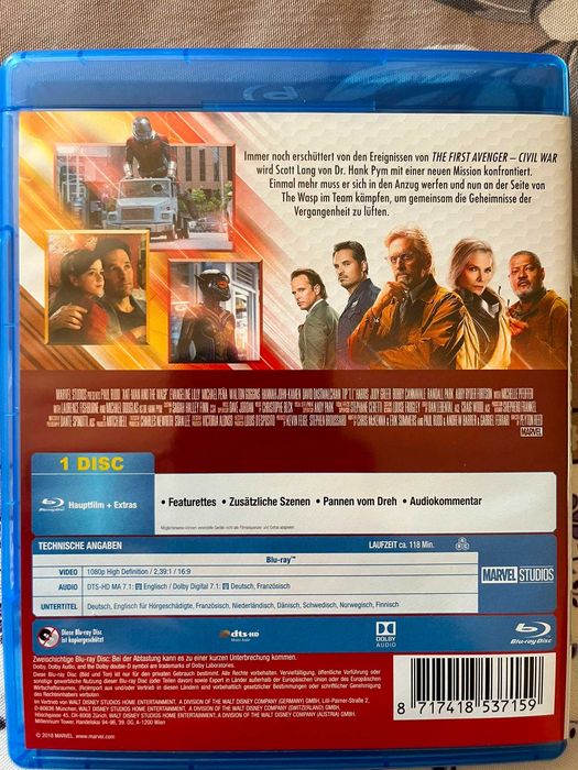 Ant-Man and The Wasp [Homem Formiga e a Vespa] - Bluray