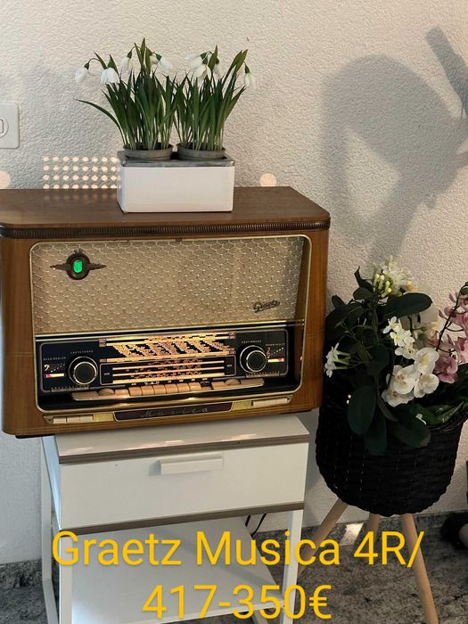 Rádios vintage Saba/Grundig/Siemens
