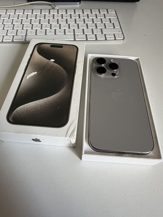 iPhone 15 Pro 256gb Natural Bateria 95% E-SIM