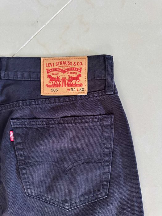 Levis 505 34/30 Spodnie Piękne