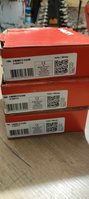 Samowiercące wkręty do metalu blacha drewno Hilti S-MDW51S 6,5x60