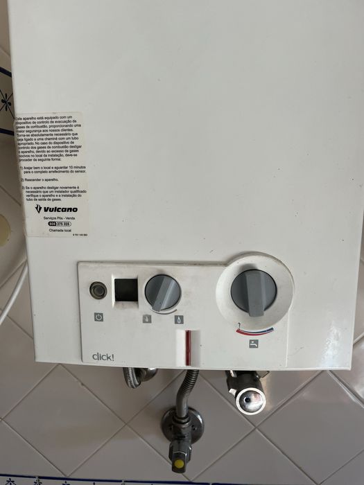 Esquentador VULCANO (11 litros - Atmosférico - Gás Butano / Propano)