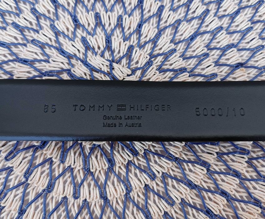 Шкіряний пояс ремінь Tommy Hilfiger 85 Оригінал