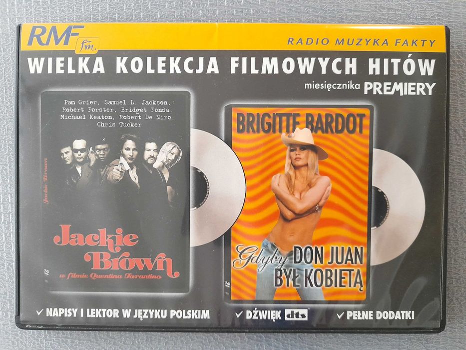 Jackie Brown (Tarantino) + Gdyby Don Juan był kobietą (Vadim): 2 DVD