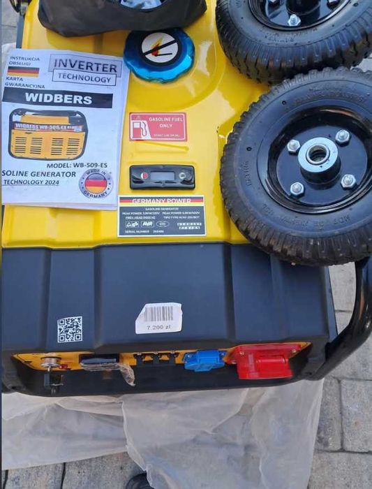 Agregat prądotwórczy WIDBERS WB-509-ES – MOCNY, TRÓJFAZOWY Generator prądu