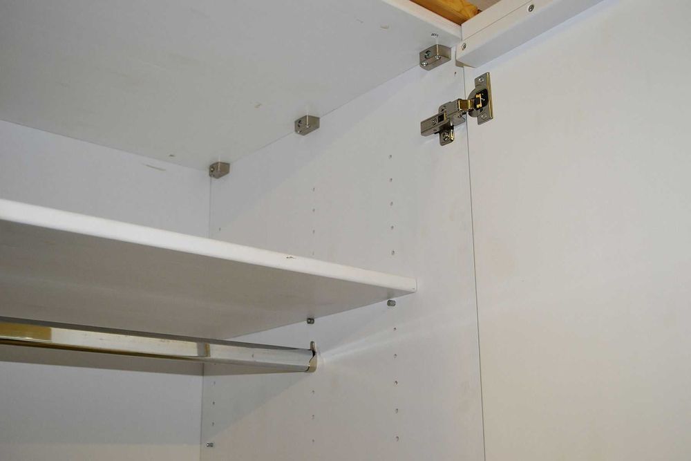 szafa 4 drzwiowa sosnowa lakierowana 240x62x218 cm