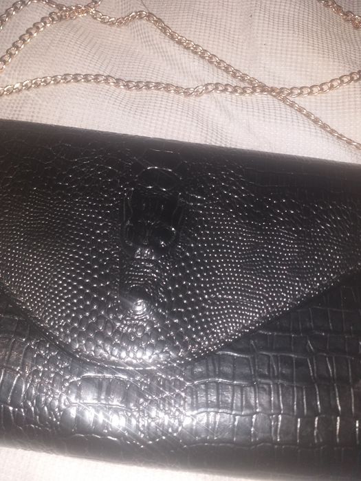 Сумка клатч крокодил кожзам