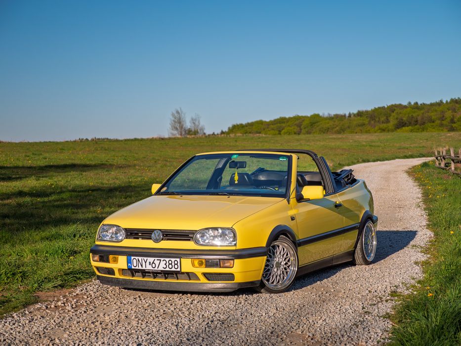Volkswagen Golf Cabrio COLOUR CONCEPT *Yellow* H&R BBS 16” Oryginał SUPER STAN !!