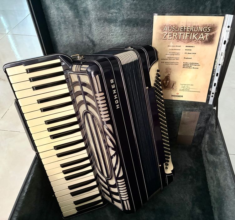 Akordeon Hohner Morino I (1939r)Piękny Stan