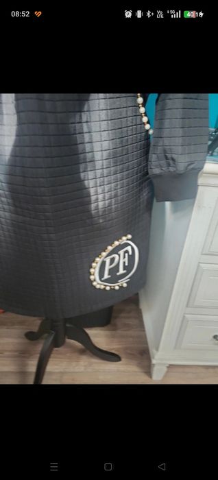 Czarny komplet paparazzi fashion