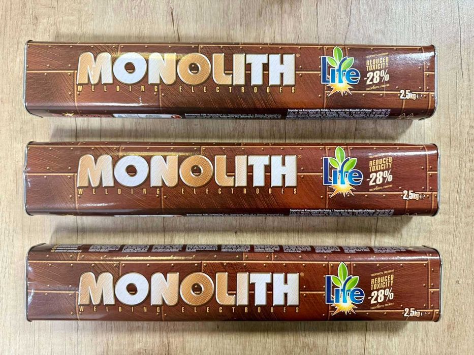 Розпродаж! Електроди Моноліт РЦ TM MONOLITH д 3 мм: тубус 2.5 кг