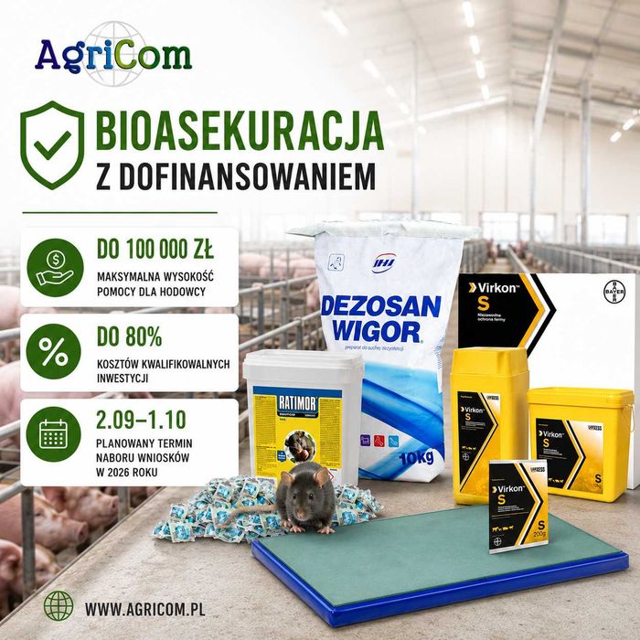 Zestawy i wyposażenie do bioasekuracji gospodarstwa – zgodne z wymaganiami programu ARiMR 2026