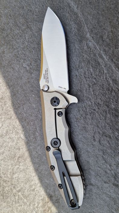 Nóż składany Zero Tolerance 0562TI, projekt Rick Hinderer