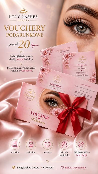 Przedłużanie i Stylizacja Rzęs Ozorków | Long Lashes Dorota
