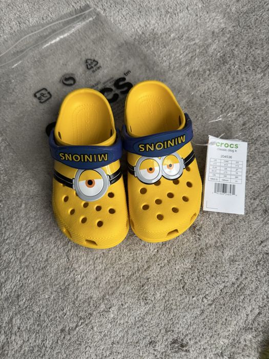 Дитячі сабо C13 Crocs Fun Lab MINIONS 30-31 дитячі крокси 19,5 см
