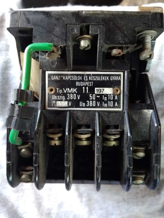 Пускач контактор магнітний VMK 11 і VMK 12 з тепловим реле: 150 грн ...