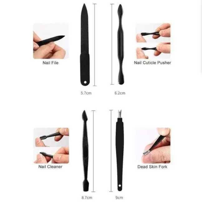 Профессиональный маникюрно-педикюрный набор 18 в 1 в кейсе