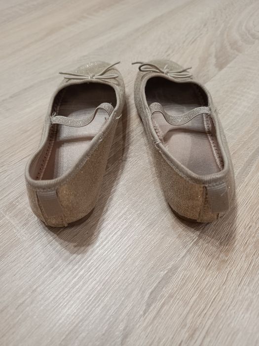 Złote baleriny H&M roz. 28