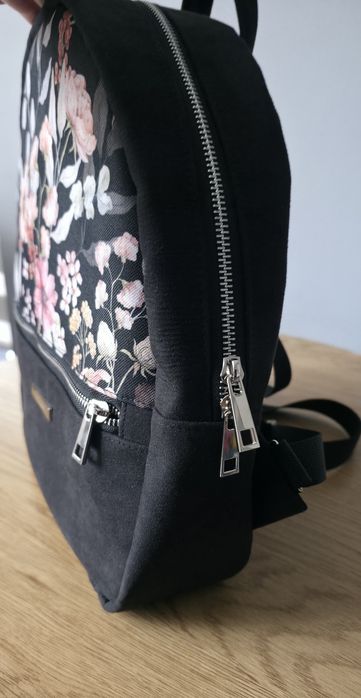 Plecak czarny handmade