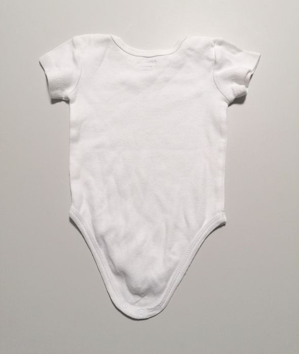 Body Branco com avião de Bebé