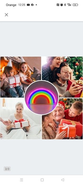 UEXNKJ-Y teczowe tecza neonowe światło LED USB