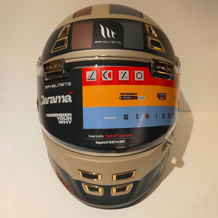 Capacete MT Jarama integral clássico vintage mota novo