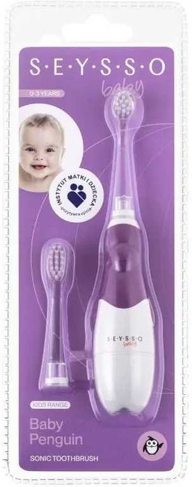 Szczoteczka soniczna dla dzieci 0–3 lata – Baby Penguin gratis pasta