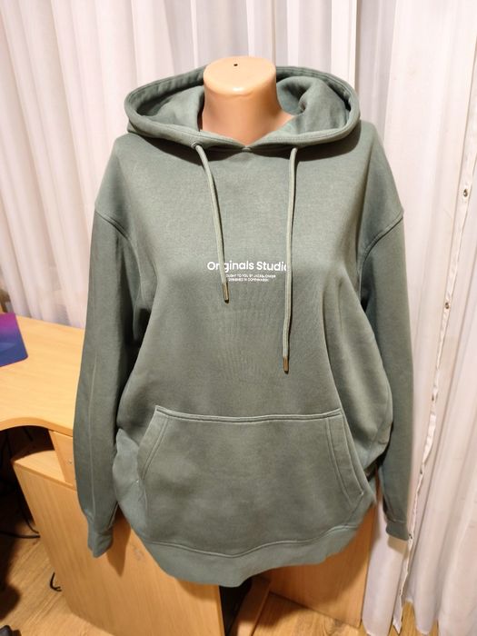 Худі тепла з капюшоном чоловіча олива original L-XL