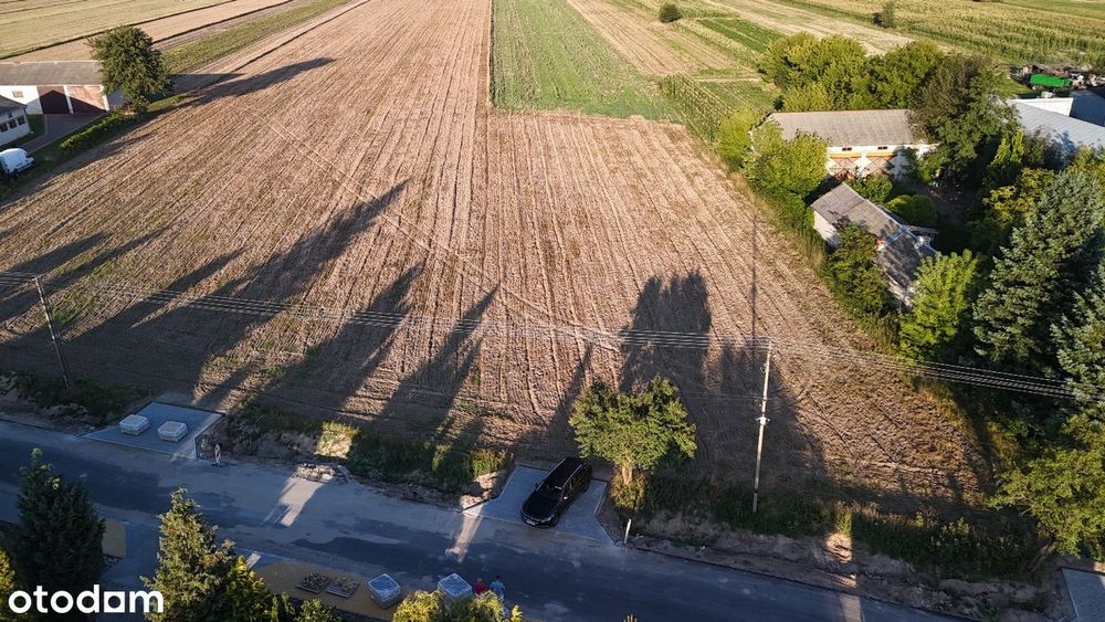 Działka budowlana 2721m² w miejscowości Szczęście - asfaltowy dojazd - Widok 4