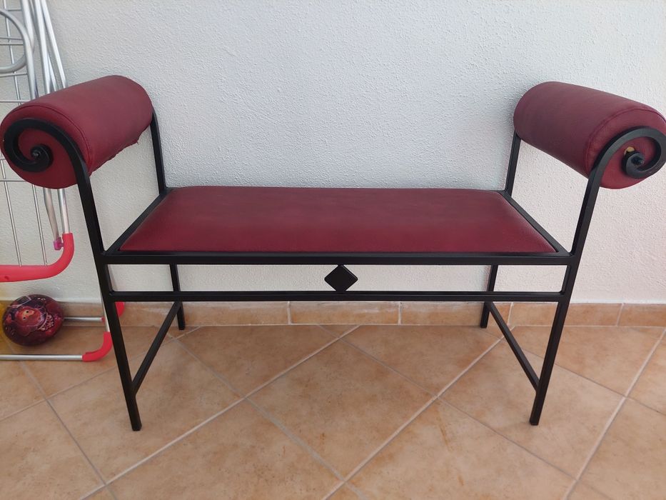Banco de 2 lugares em ferro
