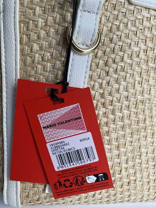 Velentino słomkowa shopperka
