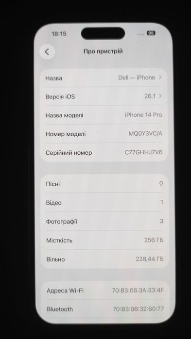 Iphone 14pro 256gb neverlock фіз сім