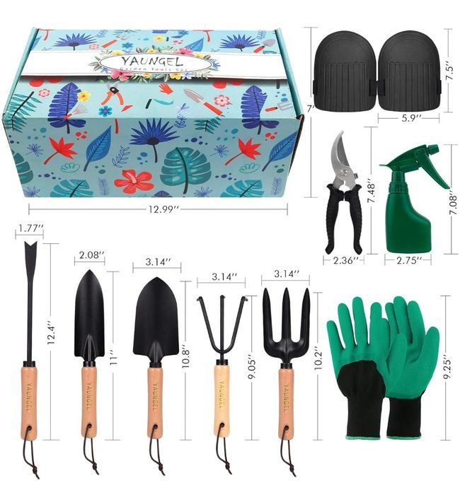 YAUNGEL Zestaw narzędzi ogrodowych, 10 sztuk