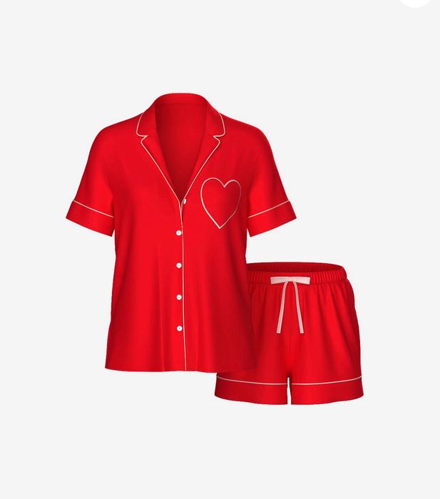 Piżama Victoria’s Secret czerwona