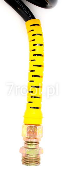 Spirala pneumatyczna, przewód M22, 5,5 m - żółty