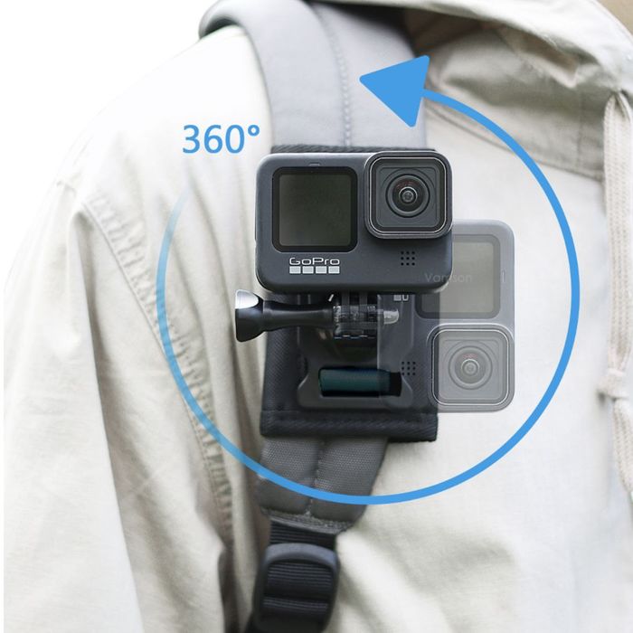 Крепление для экшн камер на рюкзак Крепление на рюкзак для телефона