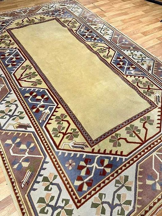 Belo tapete Turco MILAS, feito à mão, Lã da Anatólia, 300cm x 200cm