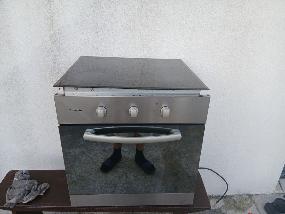 Placa e forno usado