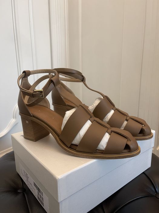 MAX MARA piękne sandałki, skóra naturalna