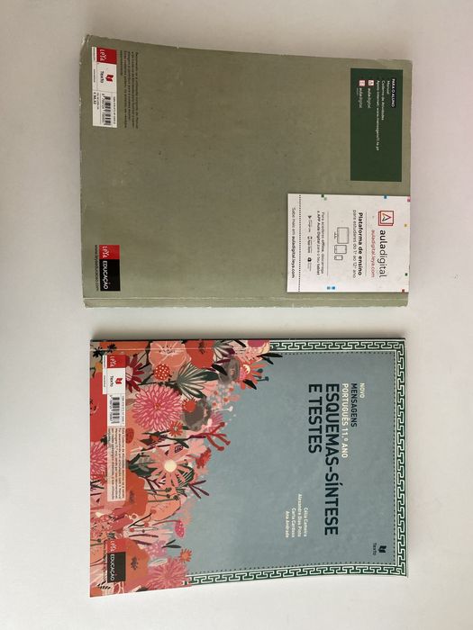 Manual e caderno de atividades Mensagens Português 11 ano