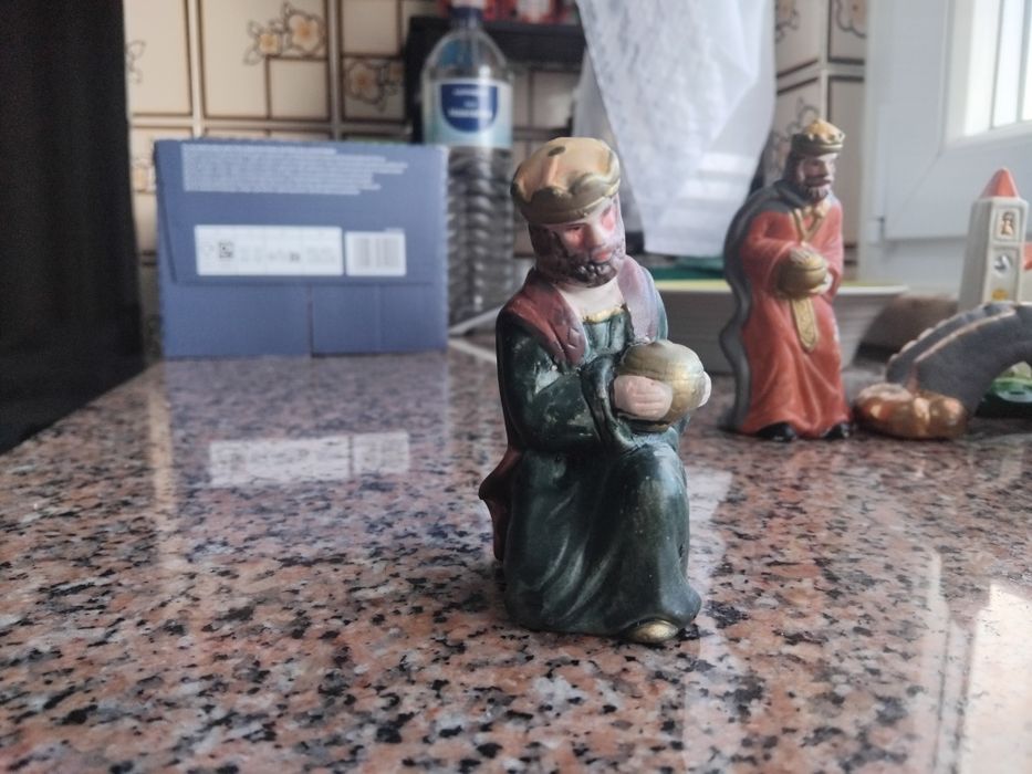 Conjunto de figuras de presépio