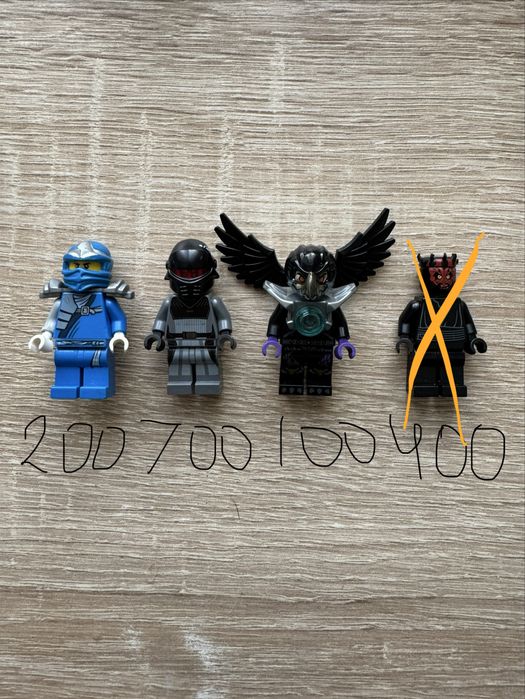 Продам мініфігурки лего star wars, ninjago, chima!!!