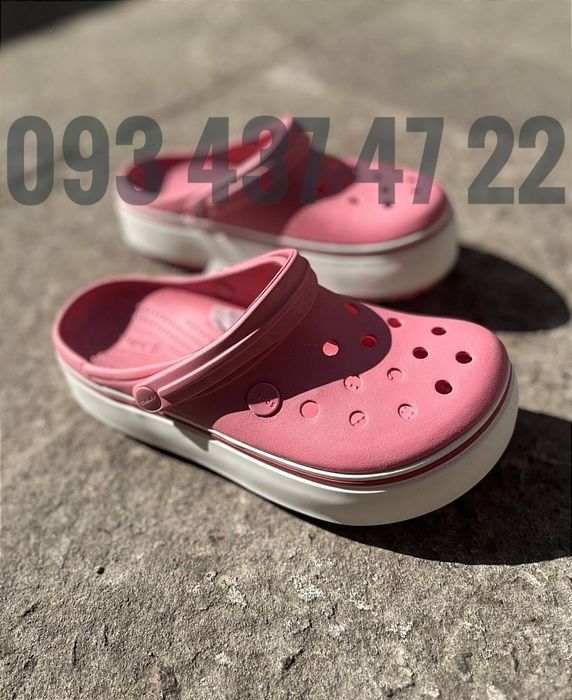 Нереально Круті Crocs на Платформі Crocband Platform Жіночі Крокси